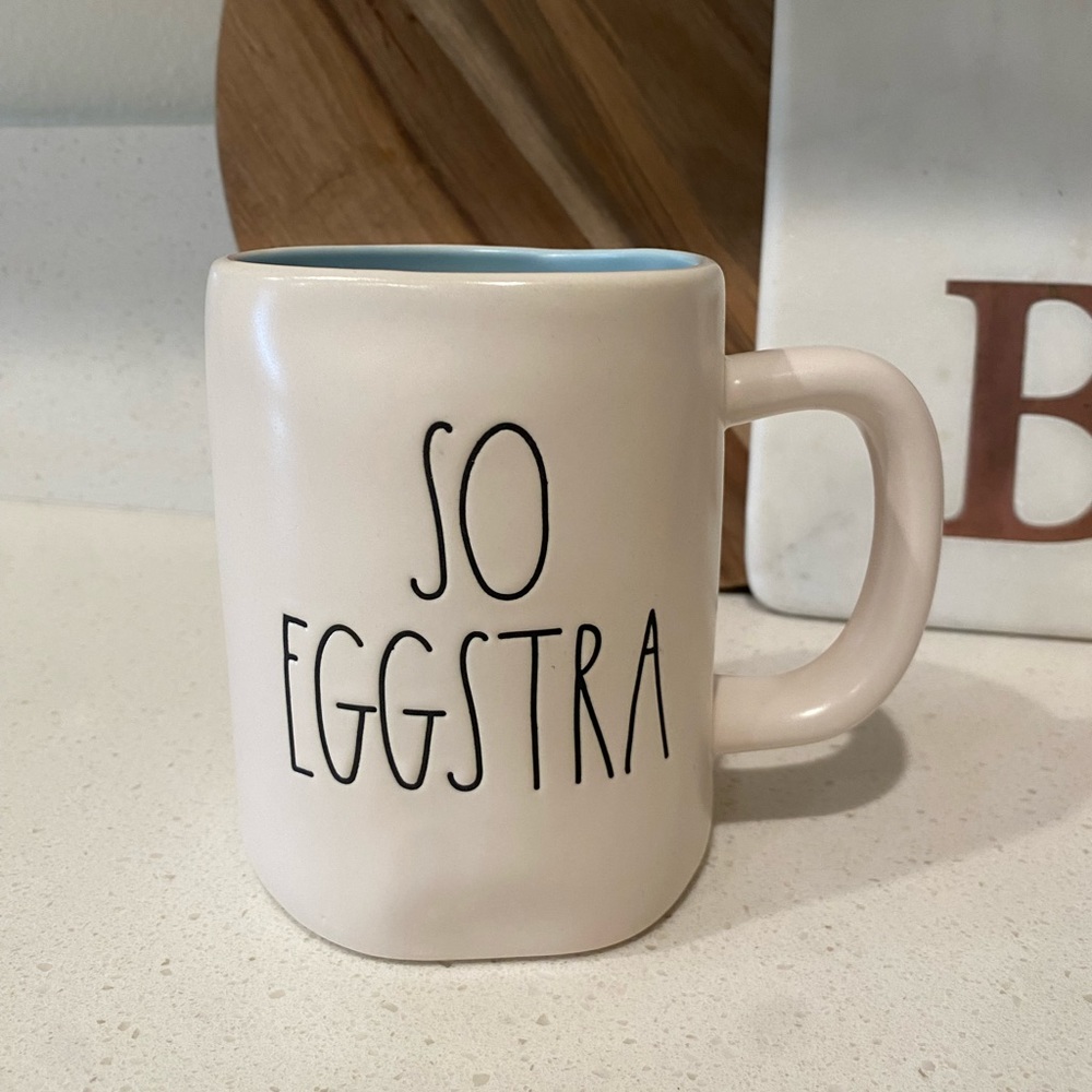 Rae Dunn So Eggstra Mug